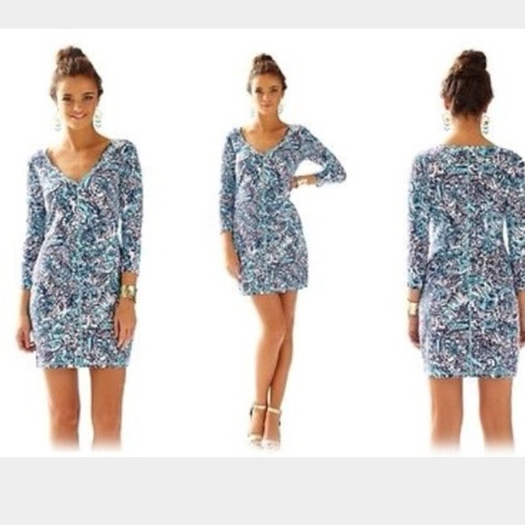 Lilly Pulitzer Juliet Dress Hippy Shake Size Small - Picture 2 of 9